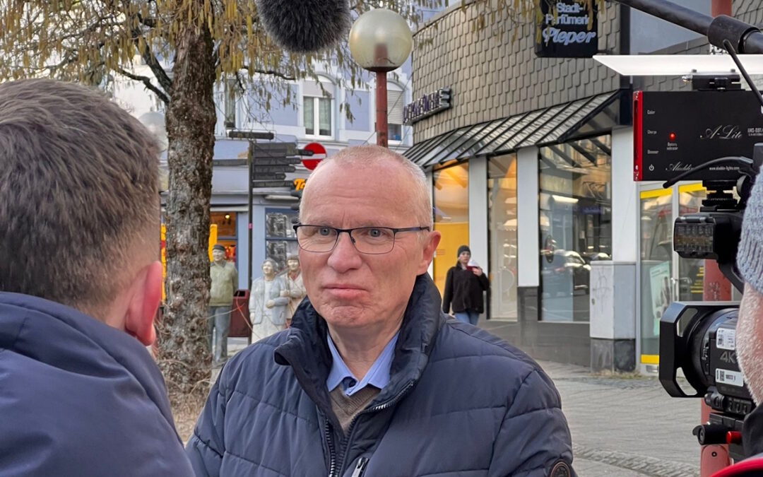 WDR in Sachen Rupprechthaus vor Ort
